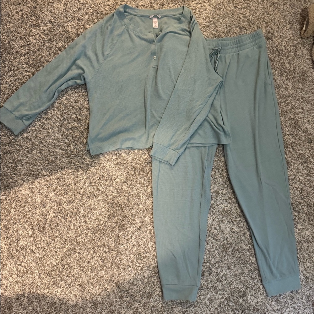 Victoria's Secret Teal Pajama Set